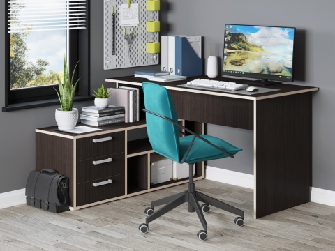  Стол Компьютерный Боско СК-11 (Ш-1400 х В-800 х Г-1200 мм)/Разные Цвета