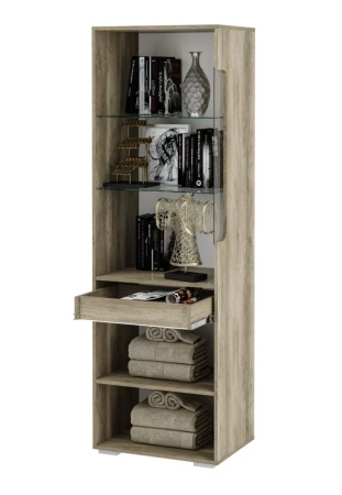 Шкаф для посуды Наоми ШК-23, белый глянец