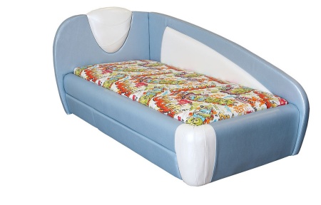 Тахта Угловая Лейла с Ящиком для Хранения и Матрасом/Разные Цвета 900 х 2000 мм