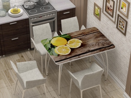 Стол Обеденный Бочонок Фотопечать (Ш-1100 х Г-700 х В-760 мм)/Разные Цвета