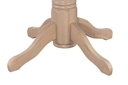 Стол раздвижной с круглой крышкой выбеленная береза